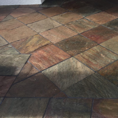 Outdoor Floor Tile Cleaning