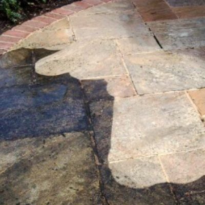 Sandstone Courtyard Cleaning