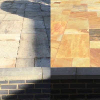 Sandstone Patio Cleaning