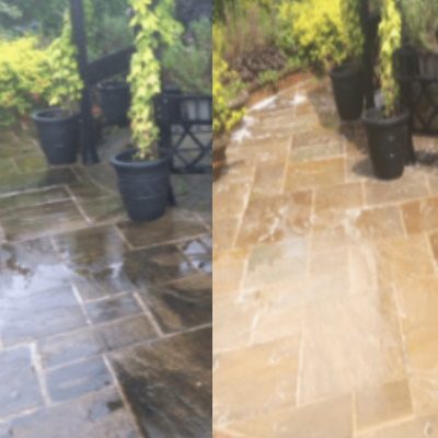 Sandstone Patio Cleaning